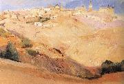 Joaquin Sorolla Toledo Landscape oil painting on canvas